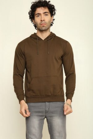 Absqura Hooded Olive Green Sweatshirt